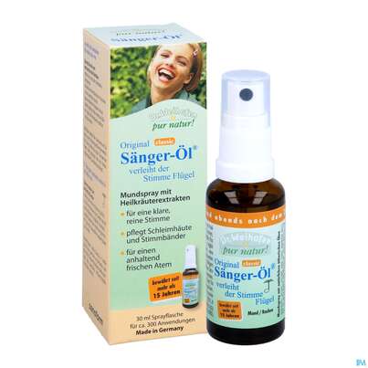 Mundspray Saenger Oel Pur Natur Classic Dr.weihofen 30ml, A-Nr.: 4435404 - 05