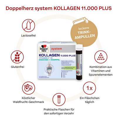 Doppelherz system KOLLAGEN 11.000 PLUS, A-Nr.: 3821192 - 06
