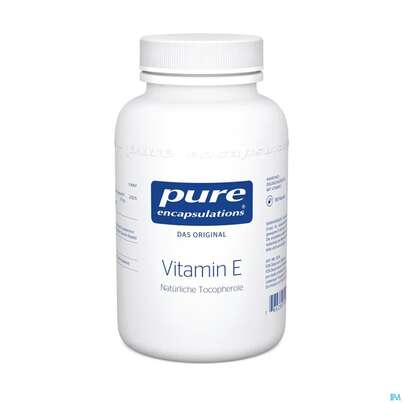 Sie sehen eine Packung Pure Encapsulations Vitamin E 180 Kapseln, Produktbild: 01 Pure Encapsulations Vitamin E 180 Kapseln, A-Nr.: 3060847 - 01