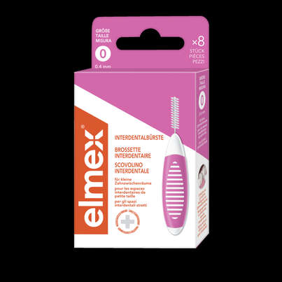 elmex® Interdentalbürsten Rosa Größe 0, A-Nr.: 5429268 - 01