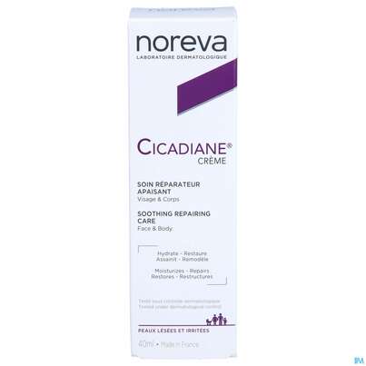 Sie sehen eine Packung Noreva Cicadiane Creme 40ml, Produktbild: 02 Noreva Cicadiane Creme 40ml, A-Nr.: 4832772 - 02