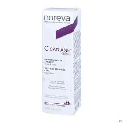 Sie sehen eine Packung Noreva Cicadiane Creme 40ml, Produktbild: 03 Noreva Cicadiane Creme 40ml, A-Nr.: 4832772 - 03