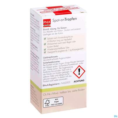 Veterinaerprodukte Pha Tropfen/f/katzen Spot On Neu 2x 1, 1pk, A-Nr.: 5199992 - 01
