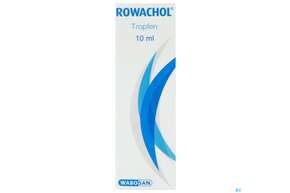 Sie sehen eine Packung Rowachol Tropfen 10ml, Produktbild: 01 Rowachol Tropfen 10ml, A-Nr.: 0049986 - 01