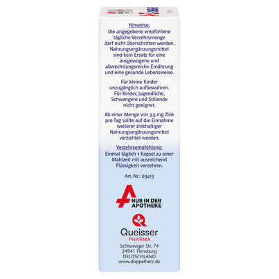 Doppelherz system A-Z + OMEGA-3 mit 19 ausgewählten Vitaminen und Mineralstoffen, A-Nr.: 5721000 - 02