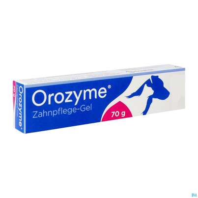 Sie sehen eine Packung Veterinaerprodukte Orozyme Zahnpflege Gel 70g, Produktbild: 03 Veterinaerprodukte Orozyme Zahnpflege Gel 70g, A-Nr.: 4263446 - 03