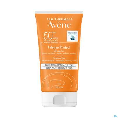 Sie sehen eine Packung Avène Intense Protect Spf 50+ 150ml, Produktbild: 07 Avène Intense Protect Spf 50+ 150ml, A-Nr.: 5397829 - 07