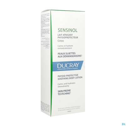 Sie sehen eine Packung Ducray Sensinol Beruhigende Körpermilch 200ml, Produktbild: 03 Ducray Sensinol Beruhigende Körpermilch 200ml, A-Nr.: 4371791 - 03
