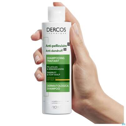 Shampoon Vichy/dercos Anti-schuppen Pflege Trockenes Haar Neu 200ml, A-Nr.: 4357414 - 09