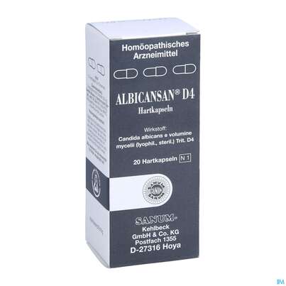 Albicansan D 4 Kapseln 20st, A-Nr.: 2388936 - 03