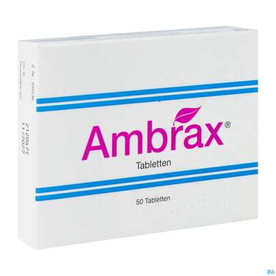 Sie sehen eine Packung Ambrax Tabl 50st, Produktbild: 02 Ambrax Tabl 50st, A-Nr.: 2976828 - 02