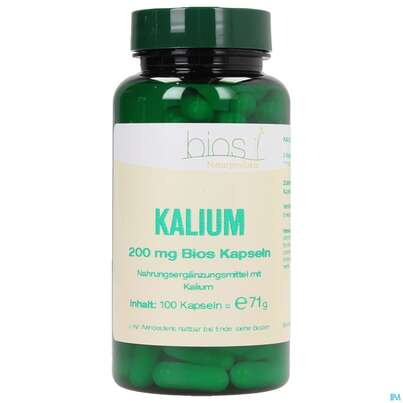 Bios Kalium 200mg 100 Kapseln, A-Nr.: 3891726 - 02