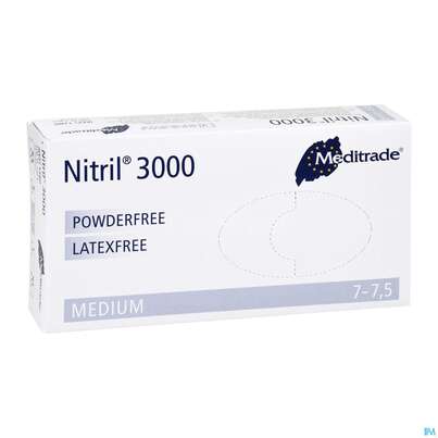 Sie sehen eine Packung Einmalhandschuhe Eurohelp Puderfrei/latexfrei Nitril Blau M 100st, Produktbild: 03 Einmalhandschuhe Eurohelp Puderfrei/latexfrei Nitril Blau M 100st, A-Nr.: 4295280 - 03