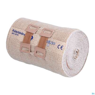 Sie sehen eine Packung Elastische Binden Puetterbinde Hautf 5mx 8cm 1st, Produktbild: 09 Elastische Binden Puetterbinde Hautf 5mx 8cm 1st, A-Nr.: 1457552 - 09