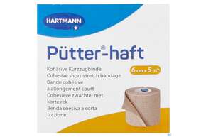 Elastische Binden Puetter-haft Latexfrei Kohaes.kompressionbinde 5mx 6cm 1st, A-Nr.: 4174530 - 01
