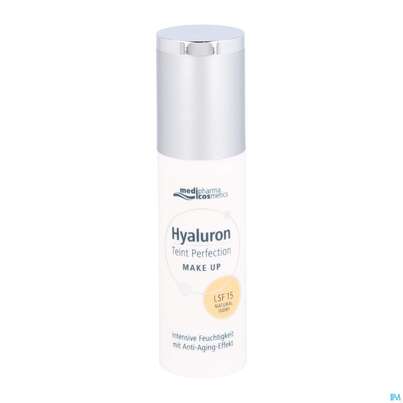 Sie sehen eine Packung Hyaluron Teint Perfection Make-up Natural Ivory 30ml, Produktbild: 08 Hyaluron Teint Perfection Make-up Natural Ivory 30ml, A-Nr.: 4881291 - 08