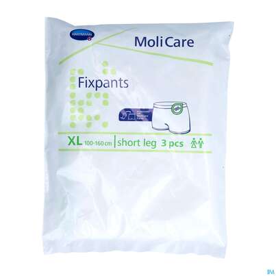 Inkontinenz Molicare Fixpants Netzhoeschen Short Leg Gr Xl 3st, A-Nr.: 1088072 - 02
