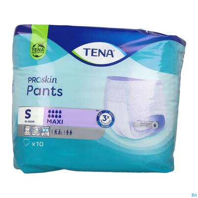 Sie sehen eine Packung Inkontinenz Tena Pants Maxi S 794410 10st, Produktbild: 04 Inkontinenz Tena Pants Maxi S 794410 10st, A-Nr.: 5594381 - 04