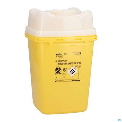 Sie sehen eine Packung Kanuelensammler Medibox 9,1l Nr 91 1st, Produktbild: 03 Kanuelensammler Medibox 9,1l Nr 91 1st, A-Nr.: 4918410 - 03