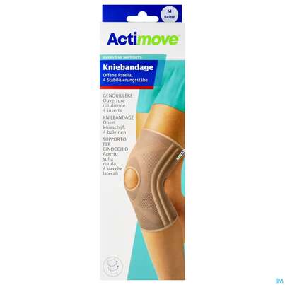 Kniegelenksbandagen Actimove Everyday Support Stabilisierungsstaebe Gr M 36-41cm 75575 1st, A-Nr.: 5263448 - 01