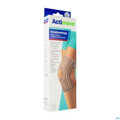 Sie sehen eine Packung Kniegelenksbandagen Actimove Everyday Support Stabilisierungsstaebe Gr S 31-36cm 75575 1st, Produktbild: 02 Kniegelenksbandagen Actimove Everyday Support Stabilisierungsstaebe Gr S 31-36cm 75575 1st, A-Nr.: 5263431 - 02