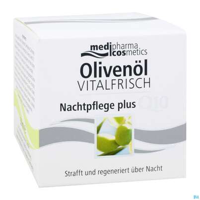 Sie sehen eine Packung Oliven Oel Dr.theiss Vitalfrisch Nachtpflege 50ml, Produktbild: 04 Oliven Oel Dr.theiss Vitalfrisch Nachtpflege 50ml, A-Nr.: 3154413 - 04