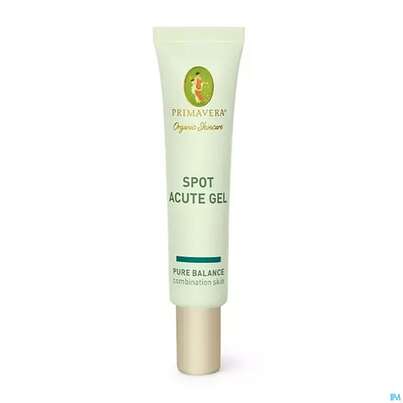 Sie sehen eine Packung Primavera Pure Balance Spot Acut Gel 10ml, Produktbild: 01 Primavera Pure Balance Spot Acut Gel 10ml, A-Nr.: 5660362 - 01