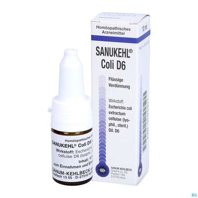 Sanukehl Coli Tropfen D6 10ml, A-Nr.: 2395126 - 04