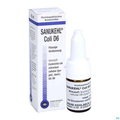 Sanukehl Coli Tropfen D6 10ml, A-Nr.: 2395126 - 05