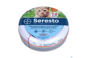 Sie sehen eine Packung Seresto Halsband F/katzen 1,25g + 0,56g 1st, Produktbild: 01 Seresto Halsband F/katzen 1,25g + 0,56g 1st, A-Nr.: 3907686 - 01