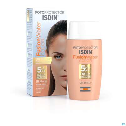 Sie sehen eine Packung Sonnenprodukte Isdin/fotoprotection Fusion Water Color Med Lsf 50 50ml, Produktbild: 09 Sonnenprodukte Isdin/fotoprotection Fusion Water Color Med Lsf 50 50ml, A-Nr.: 5570280 - 09