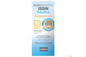 Sie sehen eine Packung Sonnenprodukte Isdin/fotoprotection Pediatrics Fusion Water Lsf 50 50ml, Produktbild: 01 Sonnenprodukte Isdin/fotoprotection Pediatrics Fusion Water Lsf 50 50ml, A-Nr.: 5570216 - 01