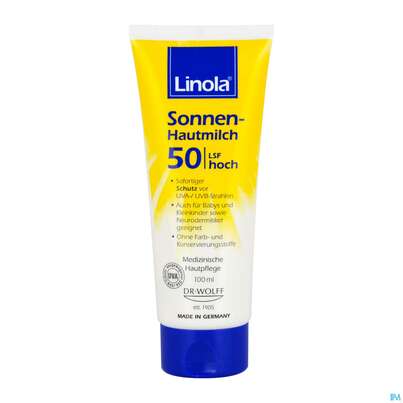 Sonnenprodukte Linola Sonne Hautmilch 100ml, A-Nr.: 4613892 - 05