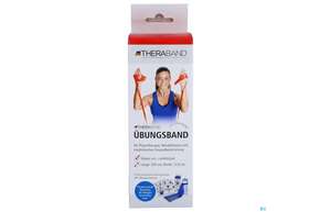 Theraband 2,5m +anleitung +zippbox Rot -mittel 1st, A-Nr.: 3157185 - 01