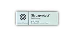 Sie sehen eine Packung Siccaprotect Augentropfen, Produktbild: 01 Siccaprotect Augentropfen, A-Nr.: 1302559 - 01