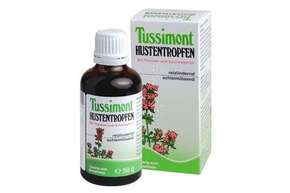 Sie sehen eine Packung Tussimont Hustentropfen, Produktbild: 01 Tussimont Hustentropfen, A-Nr.: 1252666 - 01