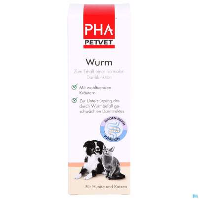 Veterinaerprodukte Pha Wurm Hunde +katzen 50ml, A-Nr.: 4901036 - 01