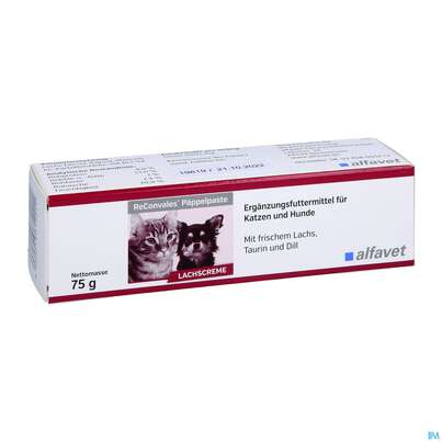 Sie sehen eine Packung Veterinaerprodukte Reconvales Paeppelpaste F Hunde +katzen 75g, Produktbild: 03 Veterinaerprodukte Reconvales Paeppelpaste F Hunde +katzen 75g, A-Nr.: 4375760 - 03