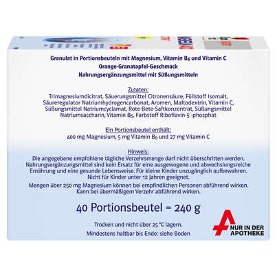 Doppelherz system MAGNESIUM 400 CITRAT Trinkgranulat, A-Nr.: 4137167 - 03