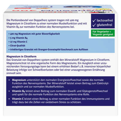Doppelherz system MAGNESIUM 400 CITRAT Trinkgranulat, A-Nr.: 4137167 - 04