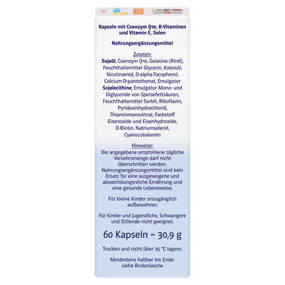 Doppelherz system Q10 UBIQUINOL 100 + B-VITAMINE, A-Nr.: 5677150 - 04