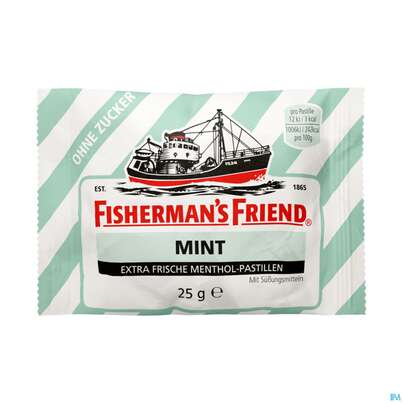 Fisherman&#039;s Friend Pastillen Ohne Zucker Mint Beutel 25g, A-Nr.: 1365815 - 01