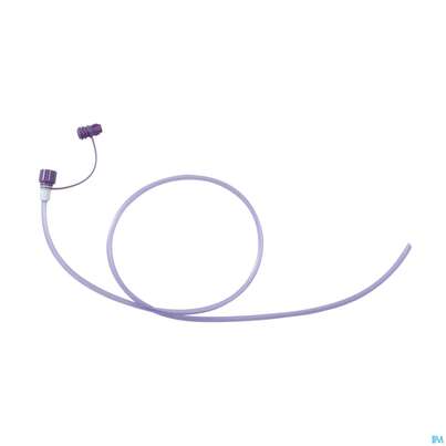 Sie sehen eine Packung Flocare Verlaengerungsleitung 100cm 40st, Produktbild: 01 Flocare Verlaengerungsleitung 100cm 40st, A-Nr.: 4493927 - 01