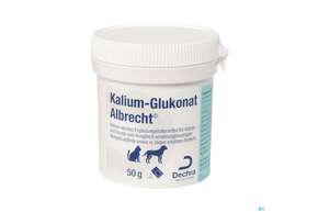 Veterinaerprodukte Kalium Glukonat Albrecht F Hunde +katzen +messloeffel 50g, A-Nr.: 4775554 - 01