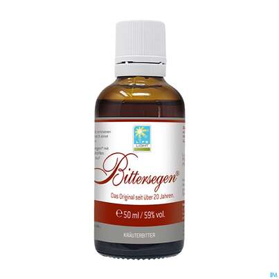Sie sehen eine Packung Bittersegen Kraeuterbitter 50ml, Produktbild: 01 Bittersegen Kraeuterbitter 50ml, A-Nr.: 5839210 - 01