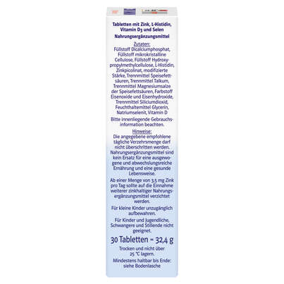 Doppelherz system ZINK IMMUN DEPOT + Histidin + D + Selen, A-Nr.: 5677919 - 03