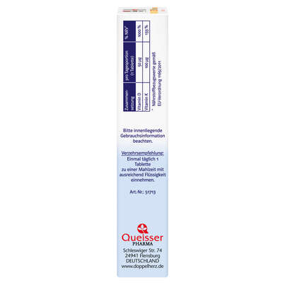Doppelherz system VITAMIN D3 2000 + K2 VEGAN - IMMUNSYSTEM + KNOCHENFUNKTION, A-Nr.: 5677641 - 02