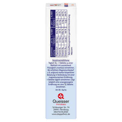 Doppelherz system Magnesium 500 Depot + B-Vitamine, A-Nr.: 5678072 - 02