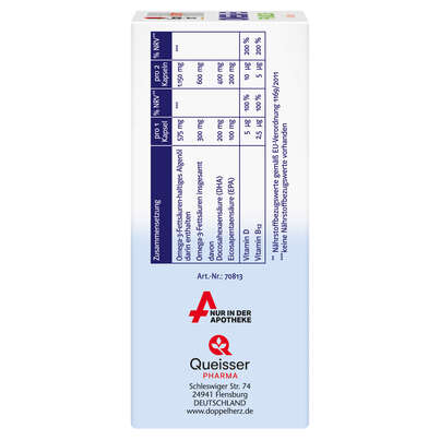 Doppelherz system OMEGA-3 PFLANZLICH Herzfunktion + Immunsystem, A-Nr.: 4766130 - 02