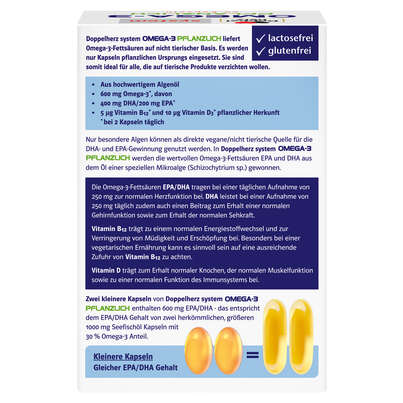 Doppelherz system OMEGA-3 PFLANZLICH Herzfunktion + Immunsystem, A-Nr.: 4766130 - 04